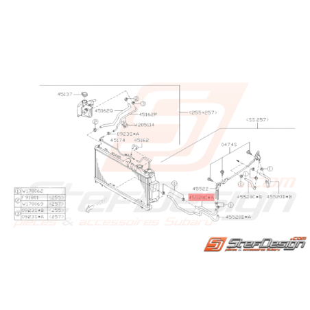 Durite ATF Origine Subaru STI 2011 - 201434270