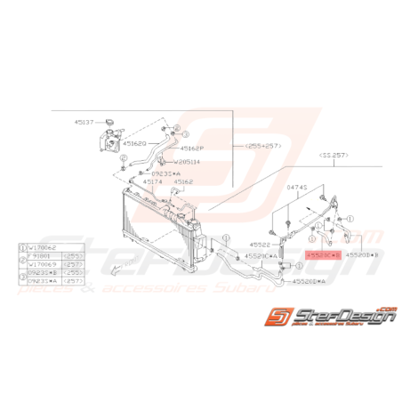 Durite ATF Origine Subaru STI 2011 - 201434274