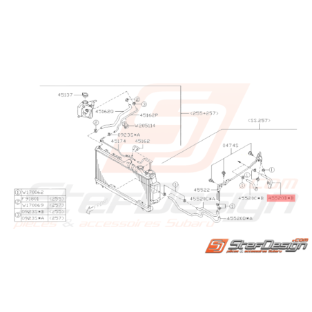 Durite ATF Origine Subaru STI 2011 - 201434276