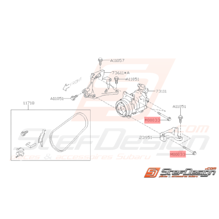 Vis Origine Subaru WRX STI 2008 - 201434285