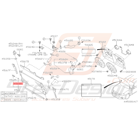 Joint Torique Origine Subaru BRZ 2013 - 201934309