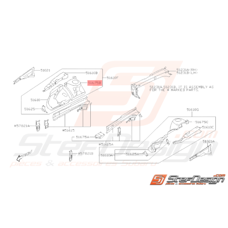 Support Complet Suspension Avant Origine Subaru WRX STI 2008 - 201434330