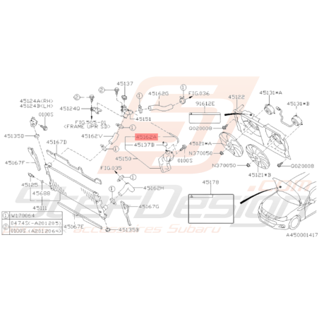 Tuyau de Réservoir Origine Subaru BRZ 2013 - 201934388