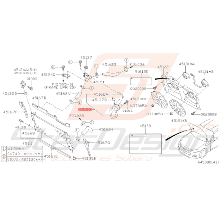 Réservoir à Eau Origine Subaru BRZ 2013 - 201934391
