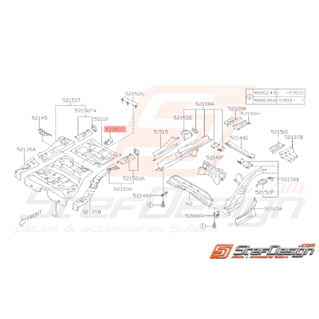 Etrier Roue de Secours Origine Subaru WRX STI 2011 - 201434450