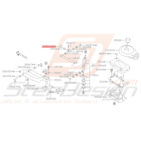 Attache Origine Subaru BRZ 2013-201934952
