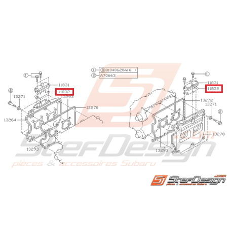 Joint de Reniflard Subaru GT 94-9834986