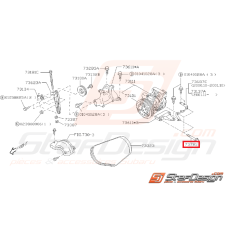 Vis Compresseur de Climatisation Subaru GT 93-00 WRX/STI 01-0734998