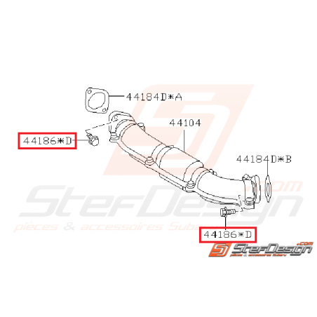 Vis Échappement Origine Subaru STI 01 - 19 WRX 01 - 10 GT 93 - 0035103