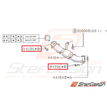 Vis Échappement Origine Subaru STI 01 - 19 WRX 01 - 10 GT 93 - 0035107