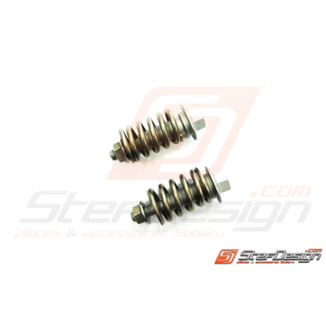 Kit De Boulons Et Ressorts D'échappement Acier Carbone - 2 Pièces, Dimension 10x1.25, Pour Voiture, SUV, Camion - 5