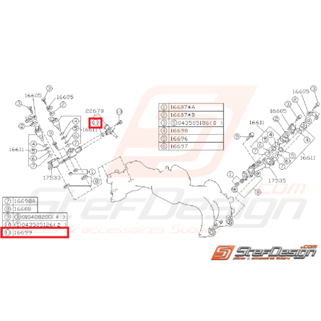 Joint torique régulateur pression d'essence Origine GT 93-00 WRX 01-10 STI 01-0735140