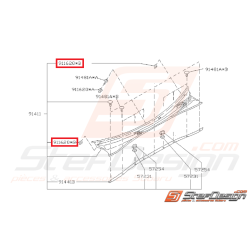 Clips baie de pare brise...