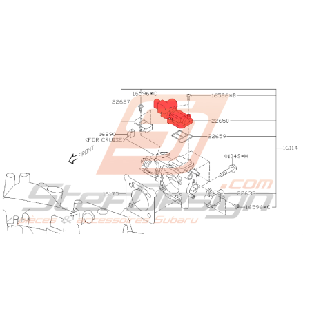 Moteur pas à pas de ralenti  SUBARU WRX et STI 01-0535220