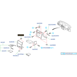 Clips de console centrale...