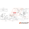 Plaquette inox maintient de plaquette de frein avant étrier subaru GT 99-00 -WRX 01-0735313 Plaquette inox maintient de plaquette de frein avant étrier subaru GT 99-00 -WRX 01-0735313