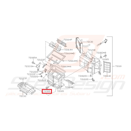 Vis Origine Subaru GT 1997 - 2000 WRX STI 2001 - 200735459