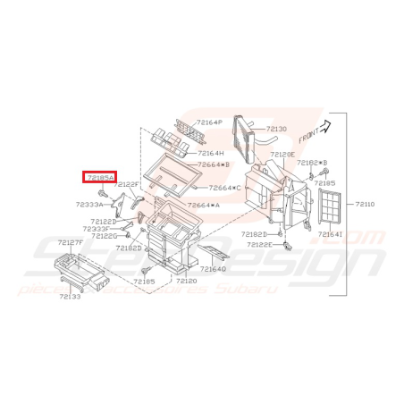 Vis taraudeuse Origine Subaru Impreza GT WRX STI35460