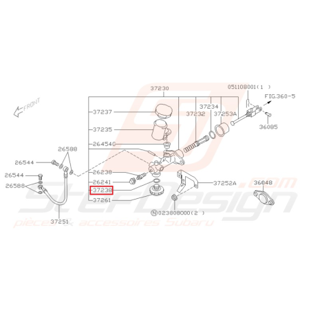 Joint Origine Subaru GT 99-00 WRX STI 01-02/08 FORESTER 97-0235480
