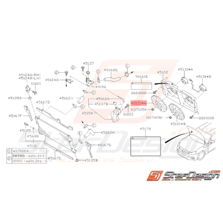 Ventilateur Origine Subaru BRZ 2013 - 201935496