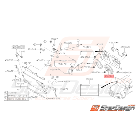 Ventilateur Origine Subaru BRZ 2013 - 201935498