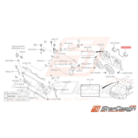 Moteur de Ventilateur Origine Subaru BRZ 2013 - 201935503