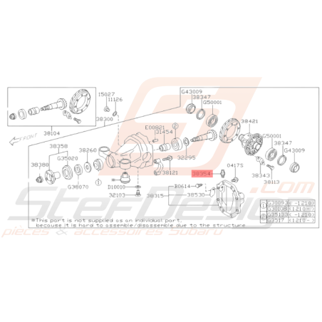 Capuchon Origine Subaru BRZ 2013-201935533