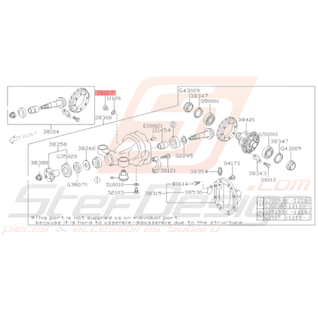 Bouchon Origine Subaru BRZ 2013 - 201935547