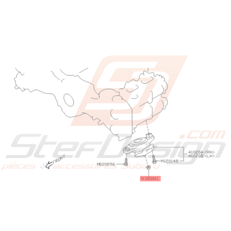 Ecrou M10 Origine Subaru STI 2013-2014 BRZ 2013-201935590