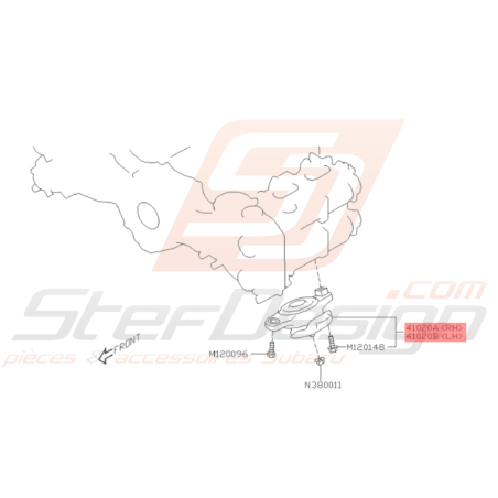 Silent Bloc Moteur Origine Subaru BRZ 2013-201935592