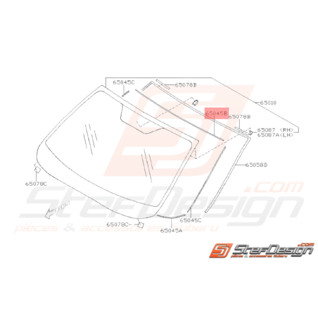 Joint Supérieur Origine Subaru WRX STI 2008 - 201435614