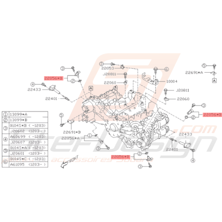 Capteur Arbres à Cames Origine Subaru BRZ 2013 - 10/01/201735740