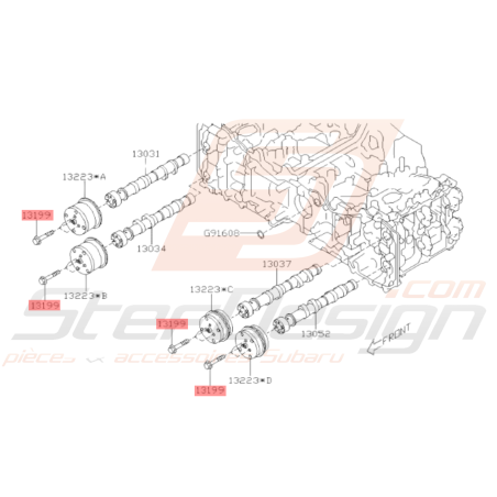 Vis Arbre à Came Origine Subaru BRZ 2013 - 201635744