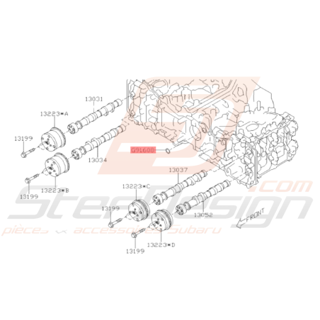 Joint torique Origine Subaru BRZ 2013-201935746