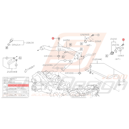 Vis Origine Subaru GT WRX STI BRZ35830