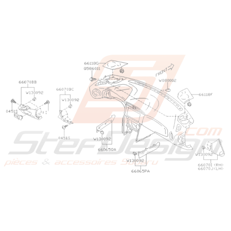 Schéma Tableau De Bord Origine Subaru BRZ 2013-201935940