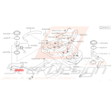 Filtre a Essence Origine Subaru GT 93-00 WRX STI 01-14 Legacy 03 BRZ 13-1935985