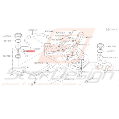 Capteur Niveau Secondaire Origine Subaru BRZ 2013-201935987