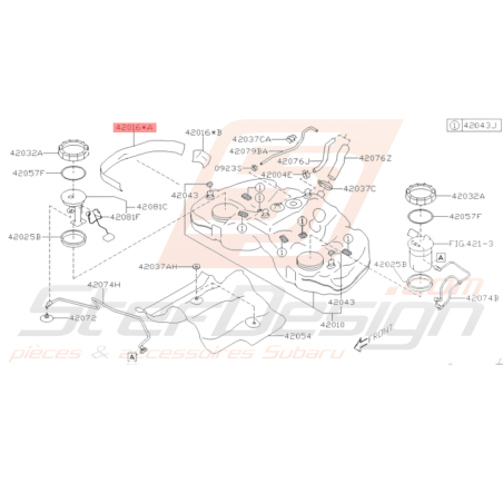 Protection Réservoir Origine Subaru BRZ 2013-201935991