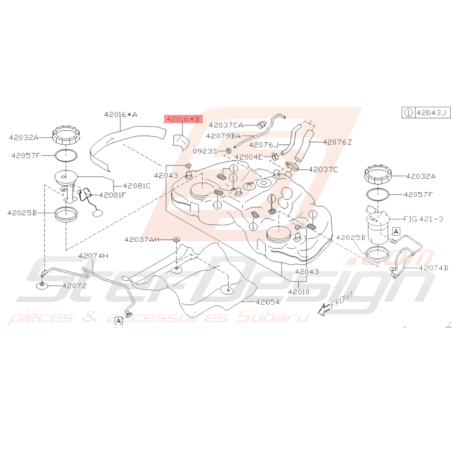 Protection secondaire Réservoir Origine Subaru BRZ 2013-201935992