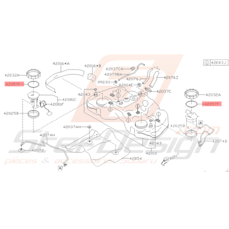 Plaque Supérieur De Jauge Origine Subaru BRZ 2013-201936003