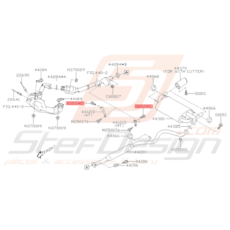 Vis de fixation Origine Subaru GT WRX STI BRZ36053