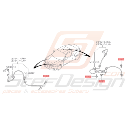 Vis Origine Subaru GT WRX STI BRZ36095