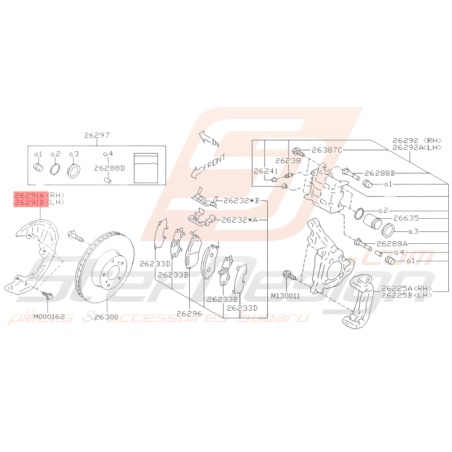 Protection Disque Arrière Origine Subaru BRZ 2013 - 201636102