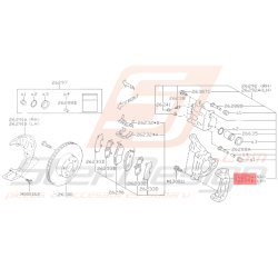 Support étrier Avant...