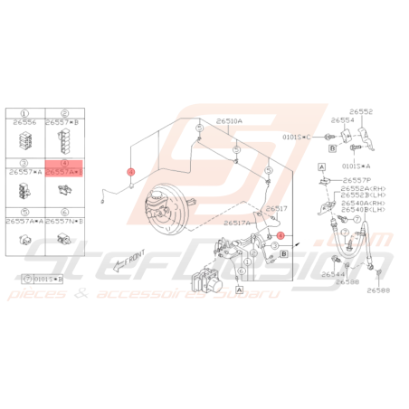 Attache Origine Subaru WRX STI 2008 - 2014 BRZ 2013 - 201936176