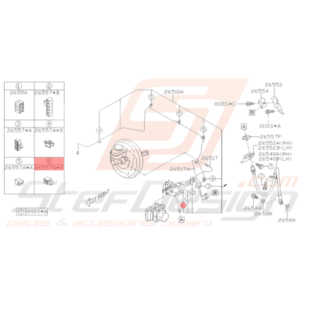 Attache Origine Subaru BRZ 2013 - 201936178