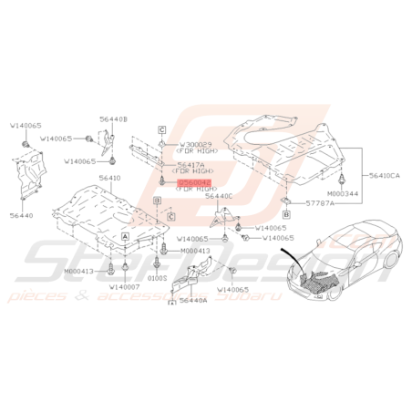 Vis Taraudeuse Origine Subaru STI WRX BRZ36262