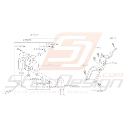 Schéma Système V.D.C Origine Subaru BRZ 2013 - 201936377