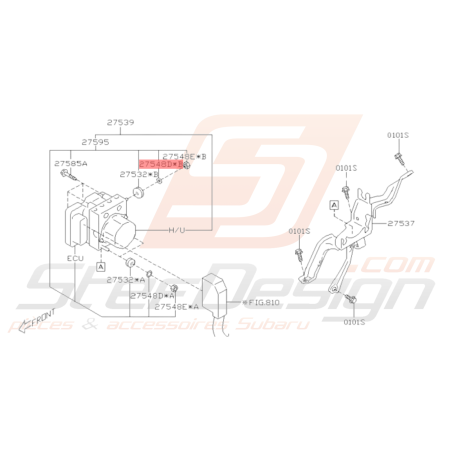 Entretoise Origine Subaru BRZ 2013 - 201936385